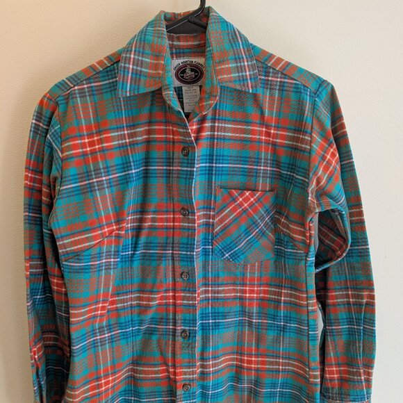 Johnson Woolen Mills Green Mountain Flannel – XS Plaid - Picture 1 of 8